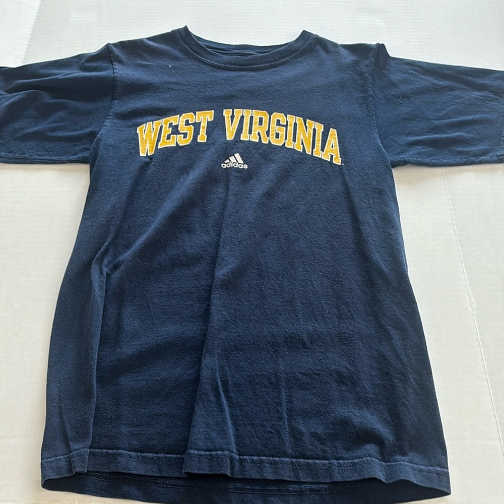 Mens Small West Virginia Adidas Shirt